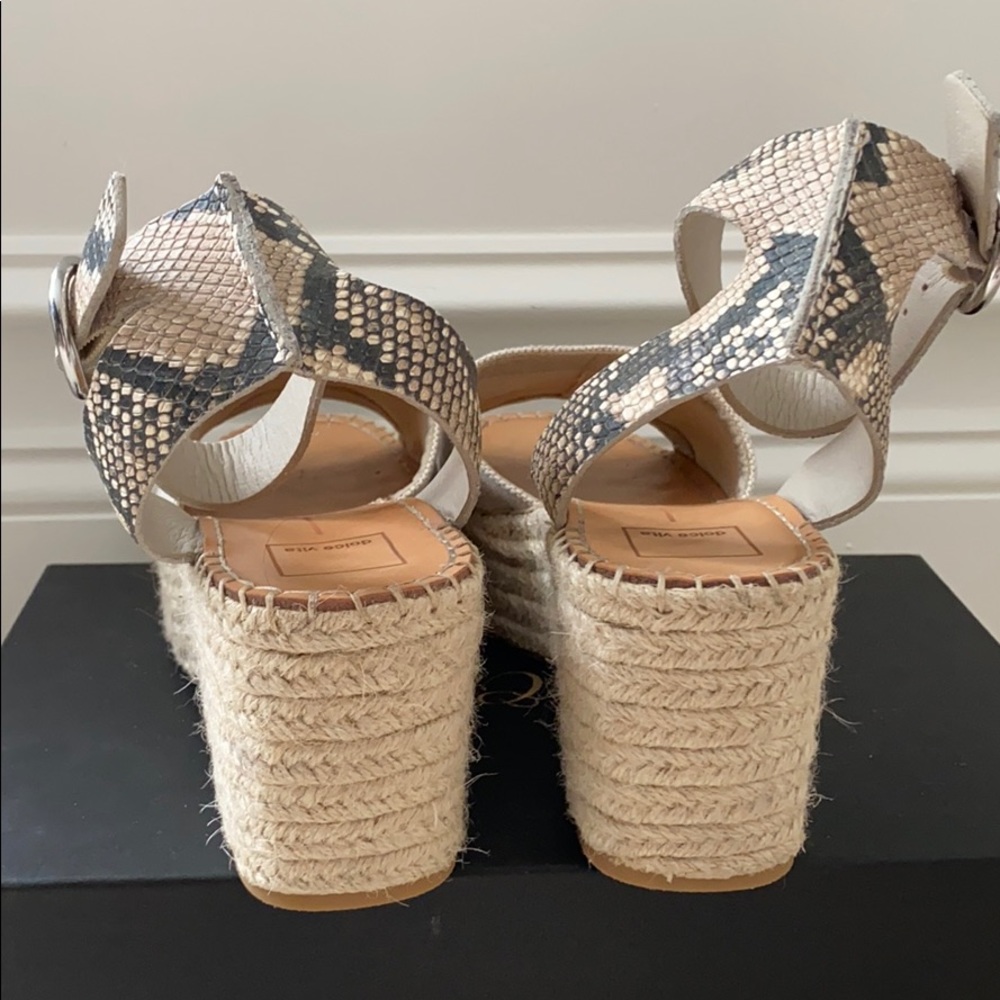Dolce Vita Lesly Wedges in Snake Skin Print - Picture 4 of 6